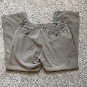 VTG Patagonia Y2K 2000 Men's Gray Duck Organic Cotton Chino Slack Pants size 35